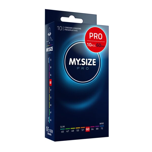 MY.SIZE PRO Condom Size 5, 60 mm, XL, 10 Condoms - Perfect fit and a Suitable Size for Everybody