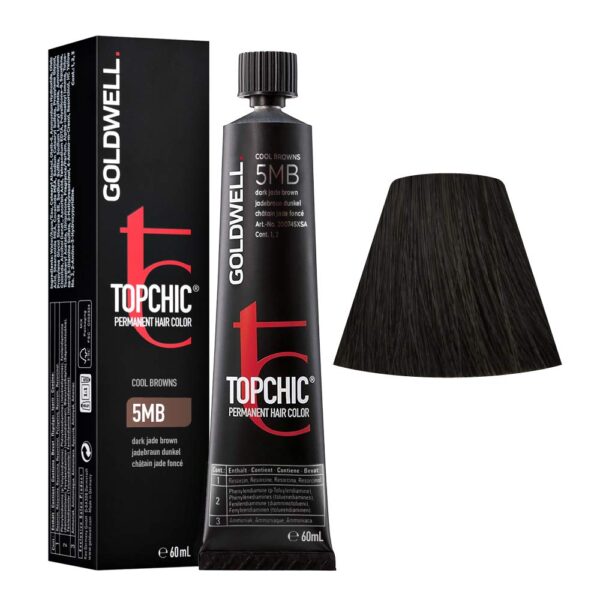 Goldwell Topchic TB Permanent Hair Colour, 5Mb Dark Jade Brown, 60 ml, 4021609000730