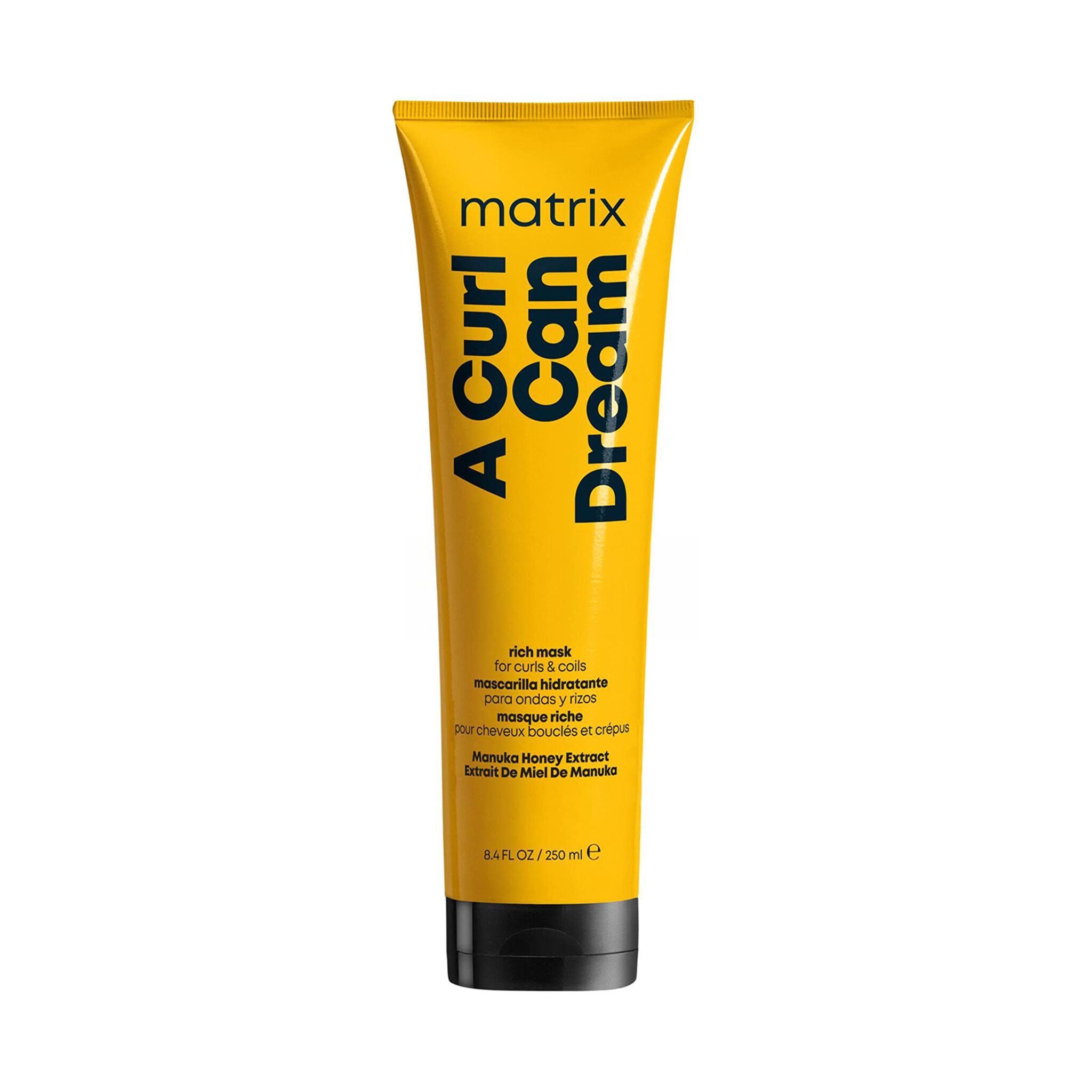 Matrix A Curl Can Dream Mask, Intensely Hydrating, With Manuka Honey extract, Revives Curls, Adds Shine, Silicone-Free, Suitable for All Curl Types, 250 ml