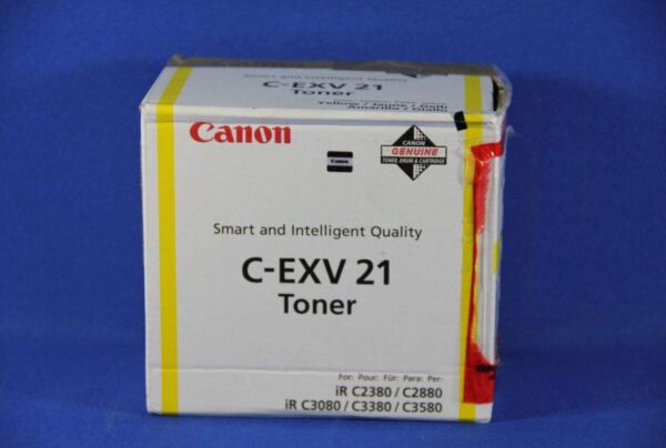 Canon 0455B002-0455B002AA CEXV21 Yellow Toner