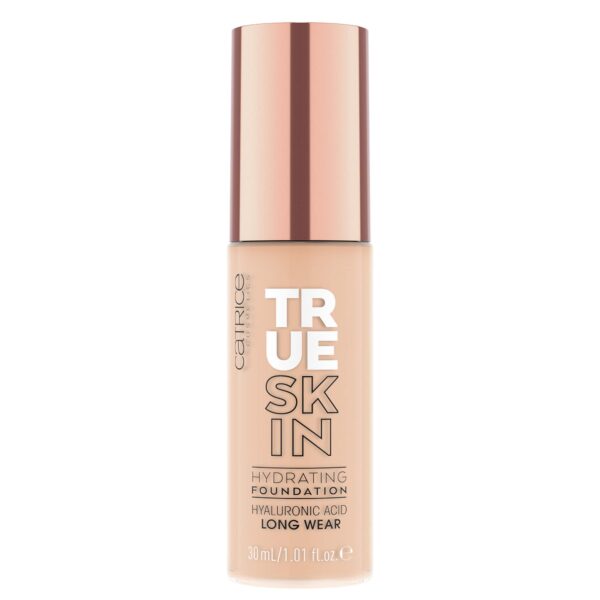 Catrice True Skin Hydrating Foundation, No. 007, Nude, Moisturising, Long-Lasting, Natural, Vegan, Alcohol-Free, Paraben-Free, No Microplastic Particles, Pack of 1 (30 ml)