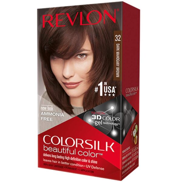 Revlon Colorsilk Haircolor, Dark Mahogany Brown 32