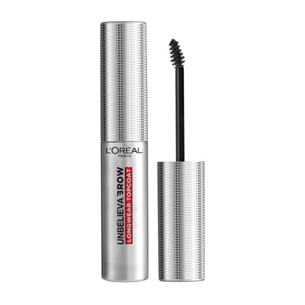 L'Oreal Paris Unbelieva'Brow Longwear Topcoat Fixes and Defines Eyebrows Can be Used with Any Product Up to 30 Hours Hold, Clear