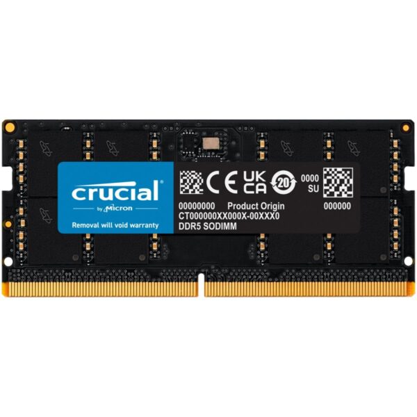 Crucial RAM 32GB DDR5 5600MHz (or 5200MHz or 4800MHz) Laptop Memory CT32G56C46S5