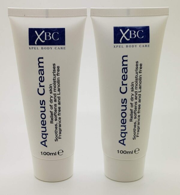 XBC Body Care Aqueous Cream 100ml. Twin Pack