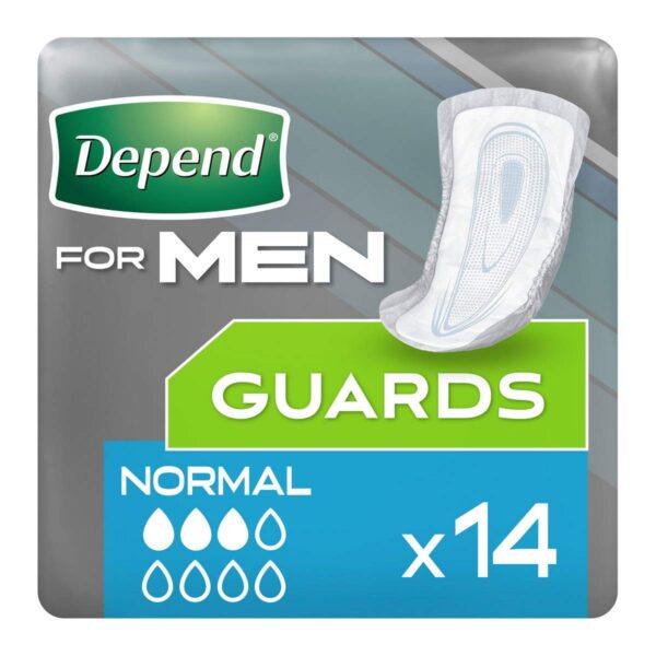 Count Guards for Men, Maximum Absorption - Incontinence - Pack of 14 Protects