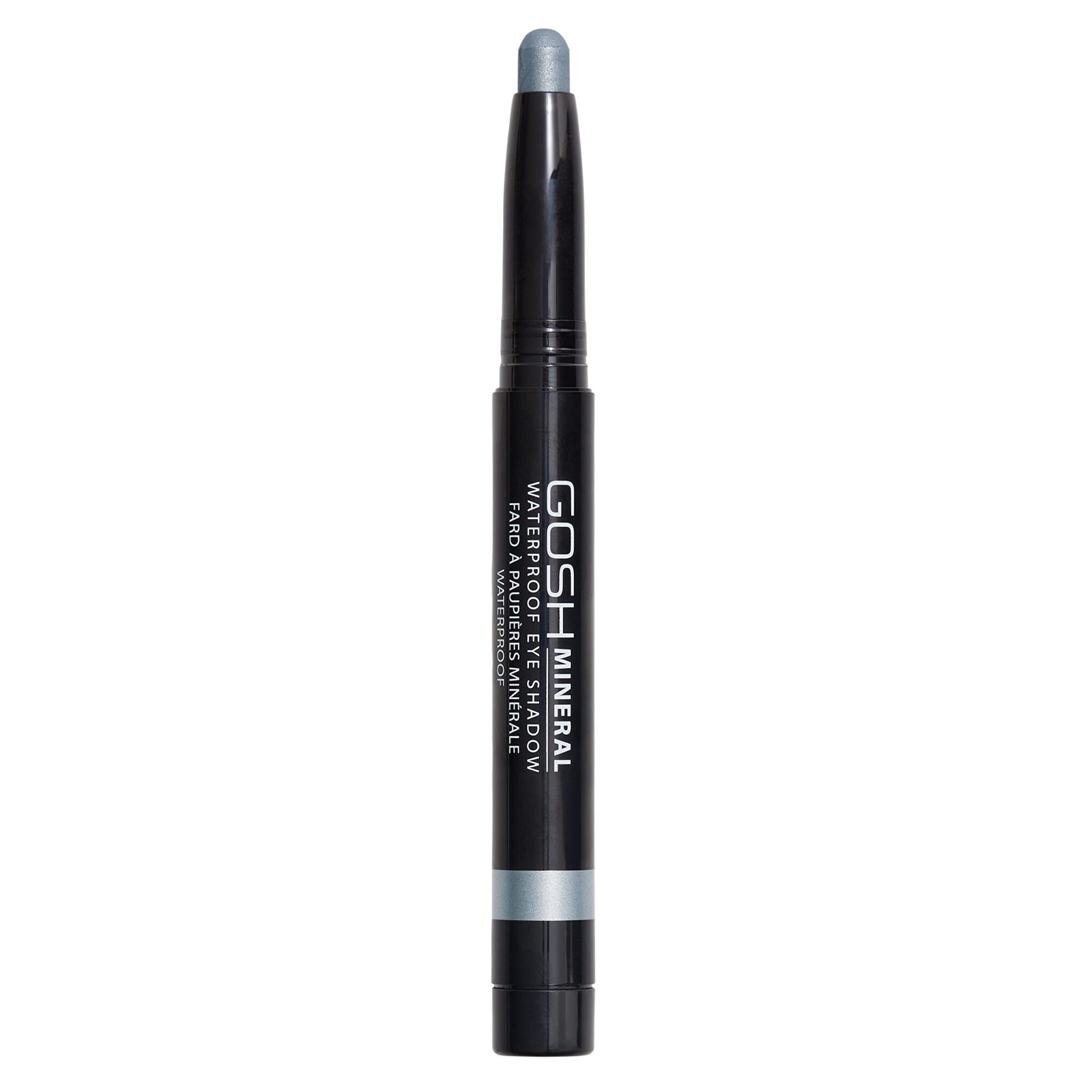 GOSH Mineral Waterproof Eye Shadow I rotating eye shadow pencil with creamy texture for easy application and intense colour result I waterproof, long-lasting and perfume free I 007 Light Blue