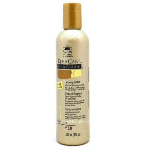 Avlon KeraCare Natural Textures Cleansing Crème, Shampoo 1, 240ml/8 fl. oz.