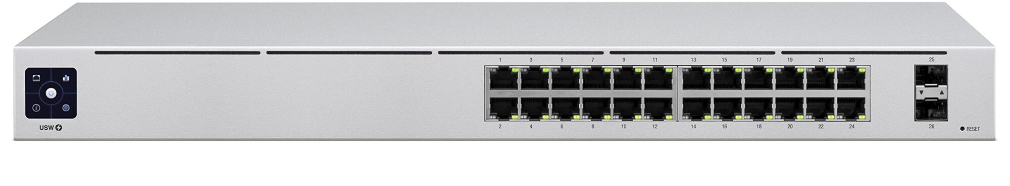 Ubiquiti UniFi USW-24 Layer 2 Switch with 24 GbE Ports and 2 1G SFP Ports