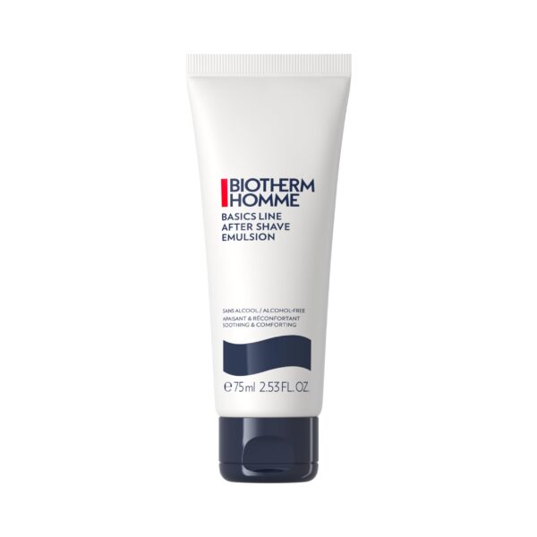 Biotherm Homme After Shave Emulsion Soothing Shaving Balm for Skin Irritation, with Shea Butter and Precious Oils, Nourishing After-Shave for Men, for Sensitive and Dry Skin, 75 ml