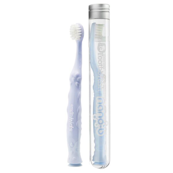 Nano-b Kids Silver Impregnated Bristles Toothbrush Blue Handle