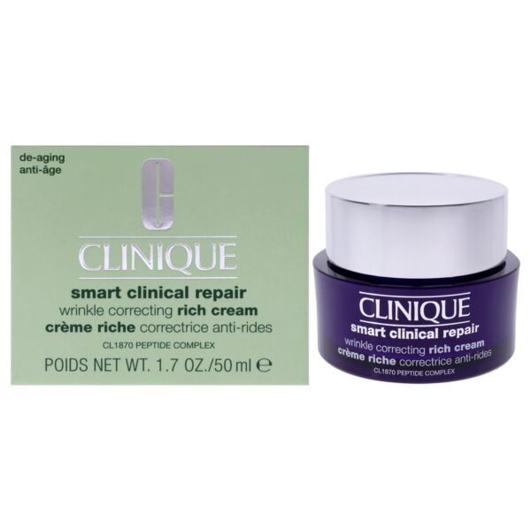 Clinique Smart Clinical Repair Wrinkle Correcting Rich Cream For Women 1.7 oz Cream