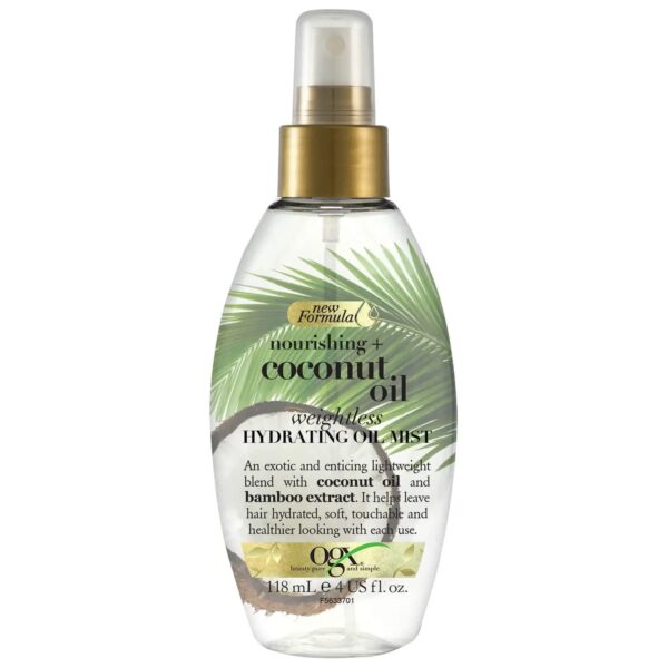 OGX Nourishing + Coconut Oil Weightless Hydration Oil Mist, 118 ml