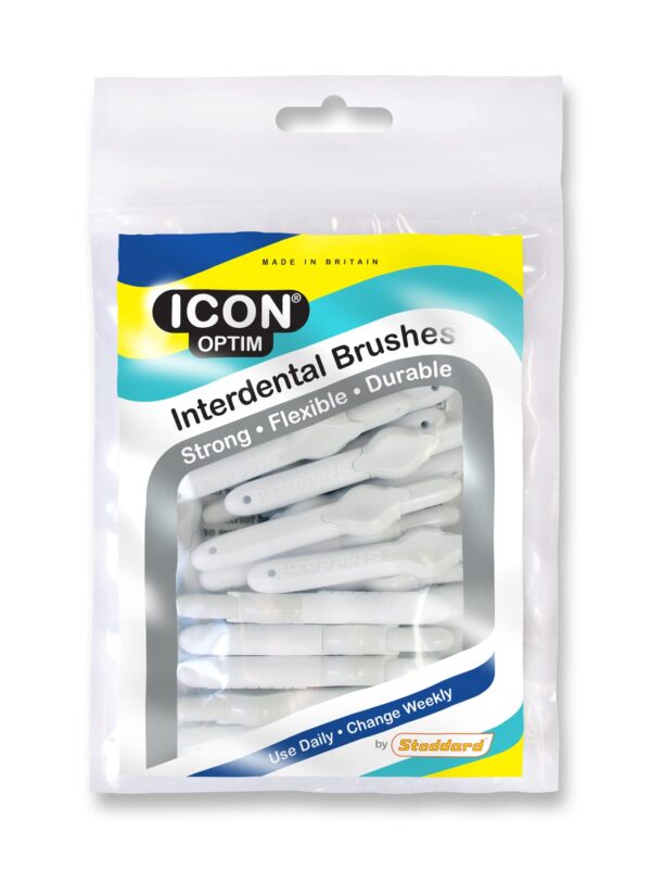 Stoddard Icon White Standard Interdental Brushes - Pack of 25