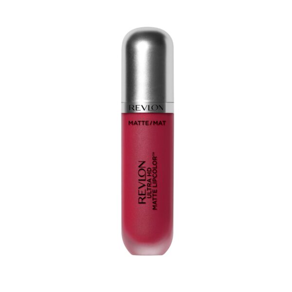 Revlon Ultra HD Matte Lipcolor, Velvety Lightweight Matte Liquid Lipstick In Pink, Obsession (605)