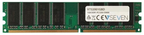 V7 V732001GBD V7 1GB DDR1 PC3200 - 400Mhz DIMM 2.5 V Desktop Memory Module - V732001GBD