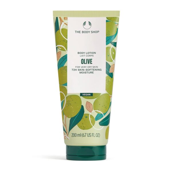 The Body Shop Olive Nourishing Body Lotion 200ml - Dry to Very Dry Skin 72 Hour Intense Moisture