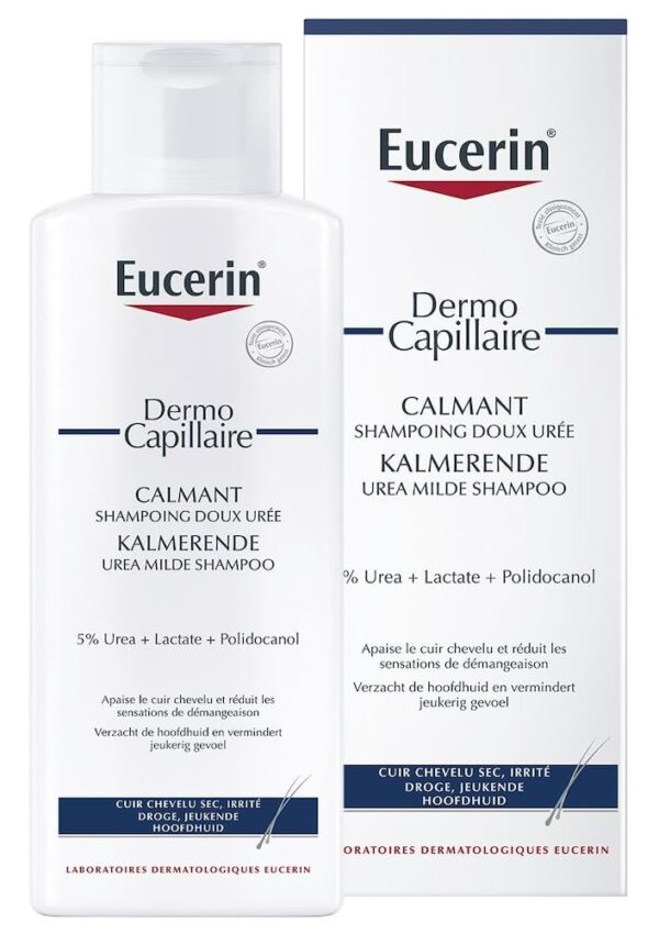 Eucerin DermoCapillaire kopfhautberuhigendes Urea Shampoo, 250 ml Shampoo