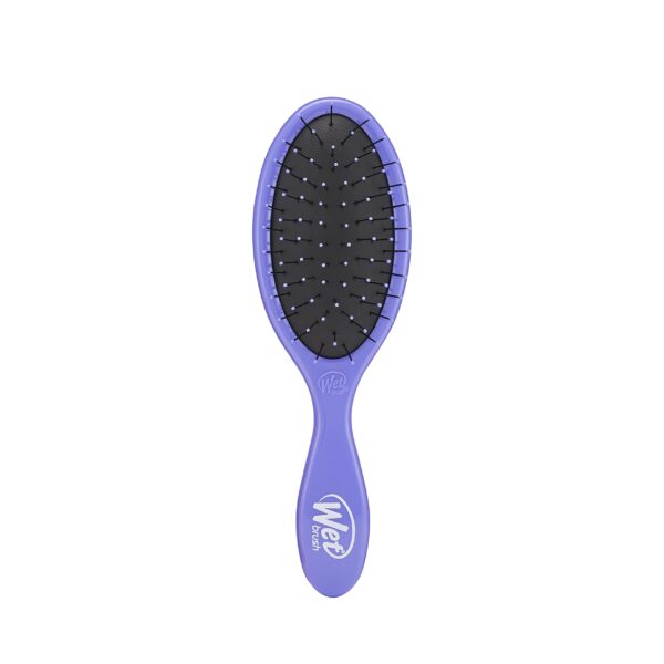 WetBrush Custom Care Thin Hair Detangler, Soft Thin Bristles for Gentle Detangling, Less Bristles for No Snagging or Breakage, For Thin or Fine Hair, Purple