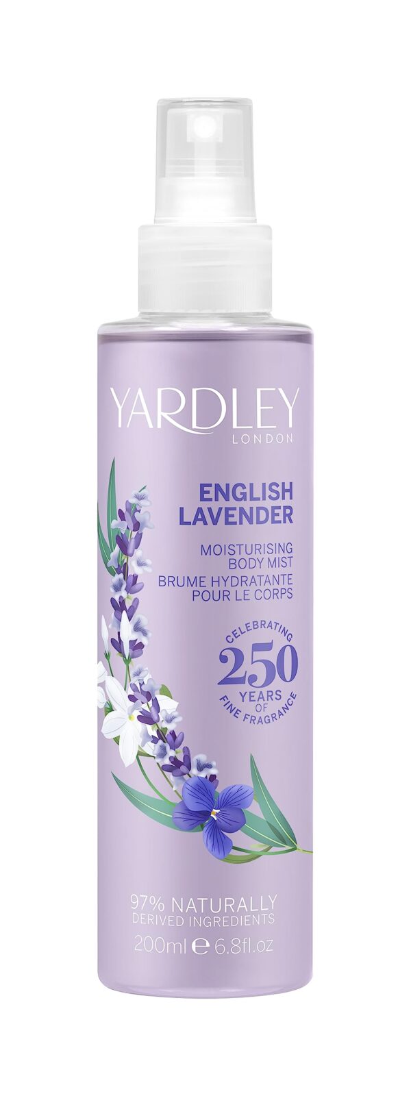 Yardley London English Lavender Fragrance Mist 200 ml