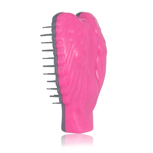 TANGLE ANGEL REBORN COMPACT DETANGLING BRUSH PINK SPARKLE