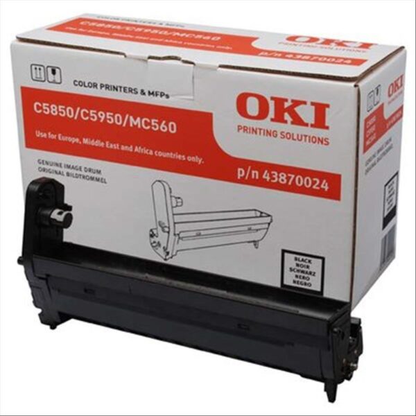 Oki Original 43870024 Drum Unit - Black