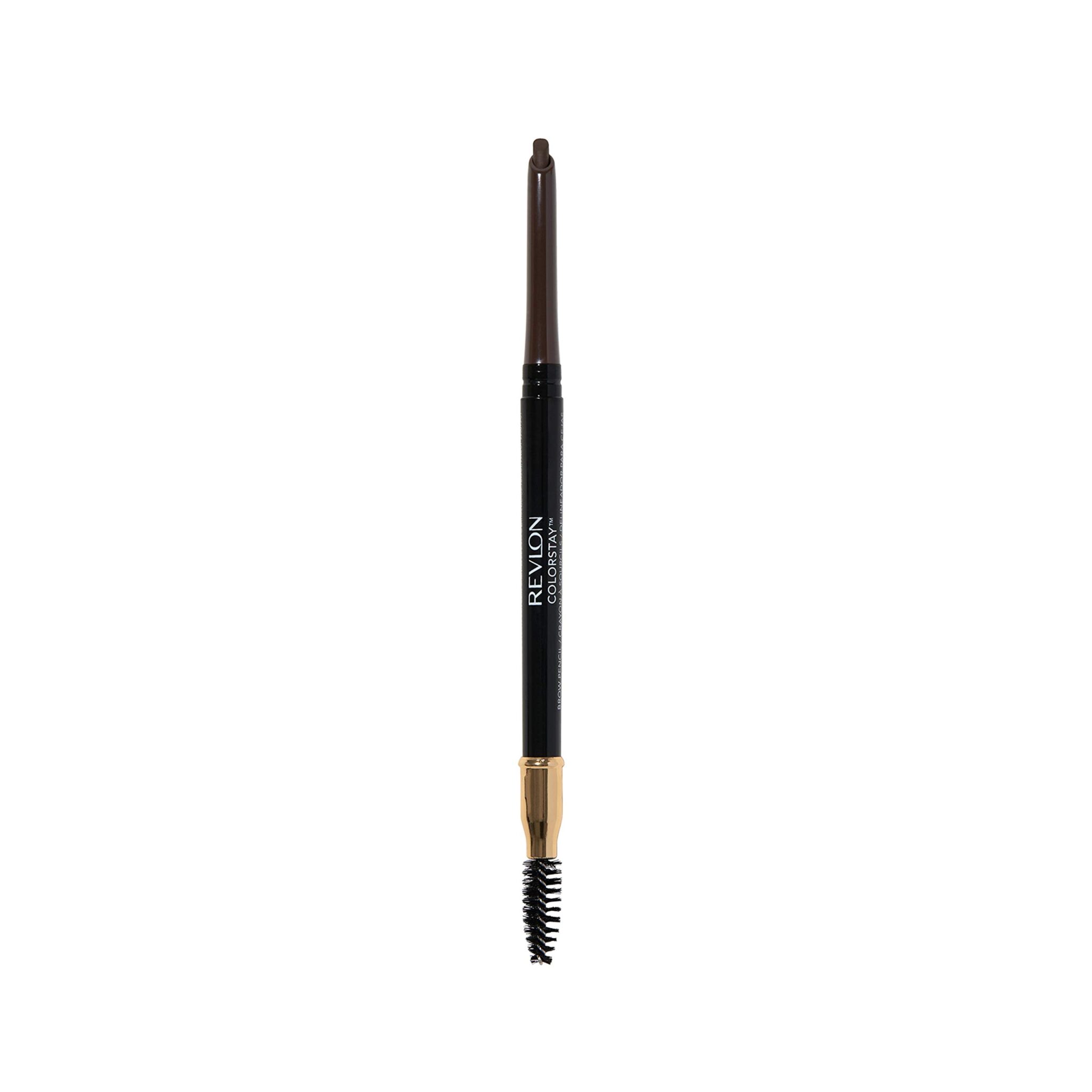 Revlon Colorstay Eyebrow Pencil, Dual Ended With Spoolie Brush & Angled Tip Applicator (0.06g) Waterproof & Longwearing, Dark Brown (220) Unisex