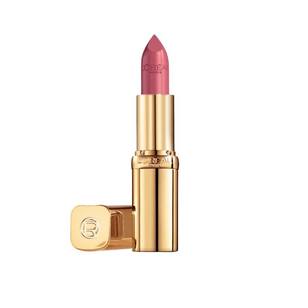 L'Oréal Paris Color Riche Satin Smooth Lipstick, Moisturising Pure Pigment Lip Colour, With Omega 3 & Vitamin E, 214 Violet Saturne