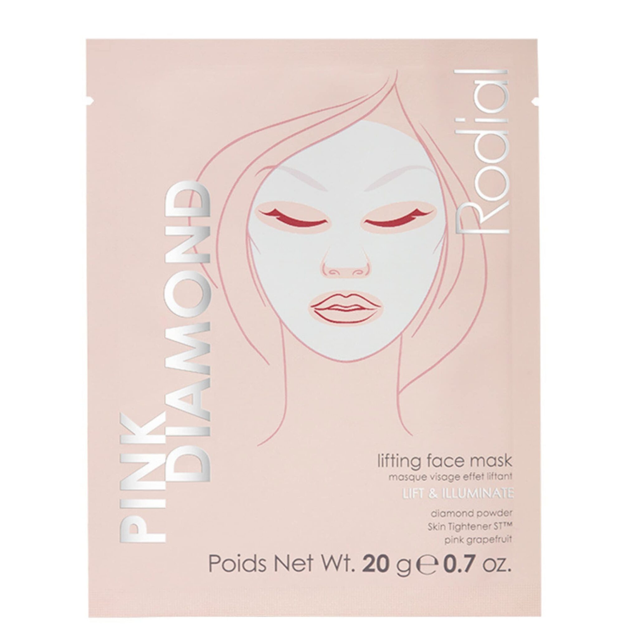 Rodial Pink Diamond Instant Lifting Face Mask 20g