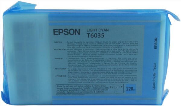 Epson C13T603500 - Stylus Pro 7800/9800 Light Cyan 220ml