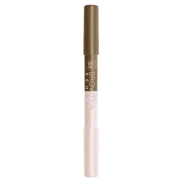 Bourjois Brow Duo Sculpt Eyebrow Pencil and Highlighter 22 Chatain, 1.95g, 29199558022