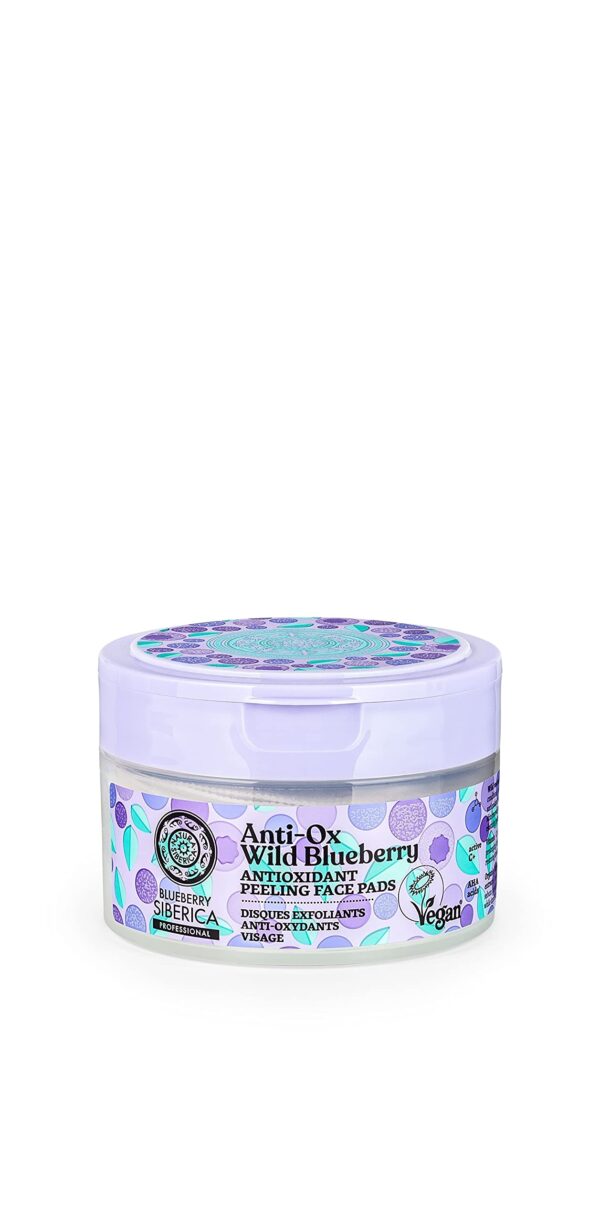 Natura Siberica Anti-OX Wild Blueberry. Antioxidant peeling face pads