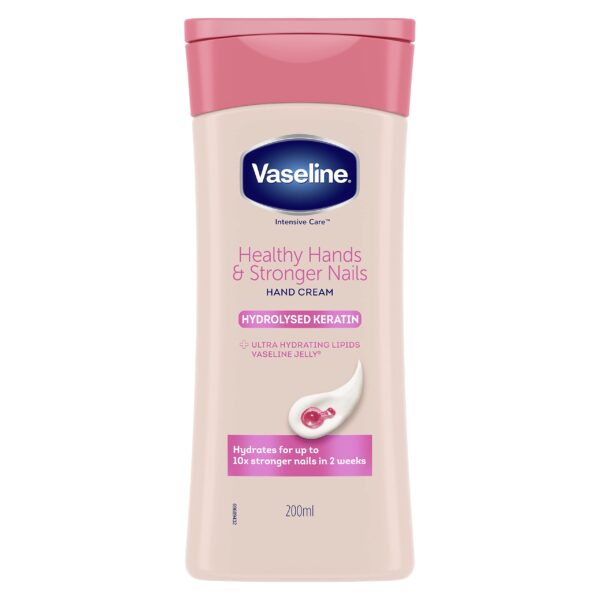 Vaseline Intensive Care Healthy Hands Stronger Nails with keratin 200 ml