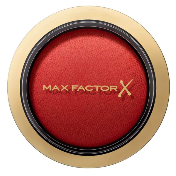 Max Factor Compact Blush Cheeky Coral 35 - Marbled Blush for the Perfect Glow - Multi-Tonal Powder Blush - Apricot