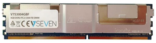 V7 V753004GBF V7 4GB DDR2 PC2-5300 667Mhz 1.8V SERVER FB DIMM Server Memory Module - V753004GBF