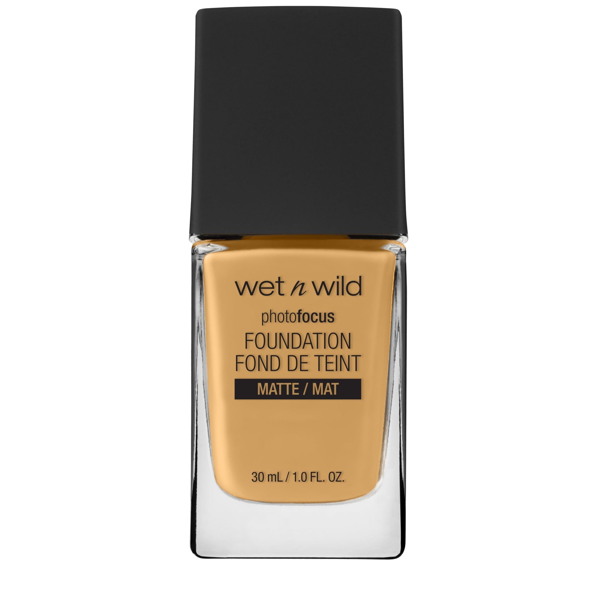 Wet n Wild, Photo Focus Foundation Matte, High-coverage Foundation with Light-adjusting Complex for a White Cast-free Effect and a Camera-ready Makeup, Matte Finish, Vegan, Classic Beige