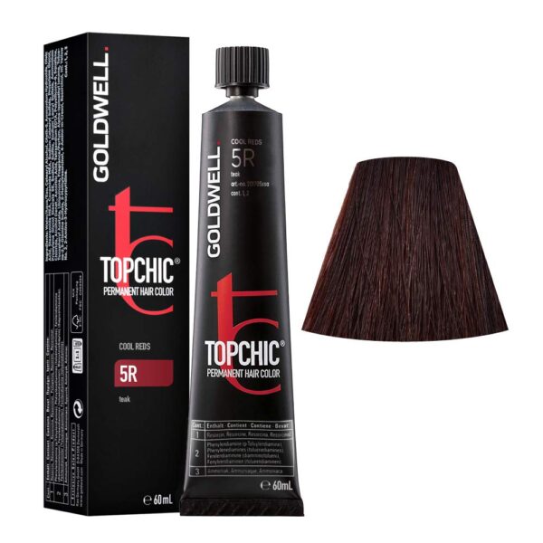 Goldwell Topchic TB Permanent Hair Colour, 5R Teak, 60 ml 4021609001034