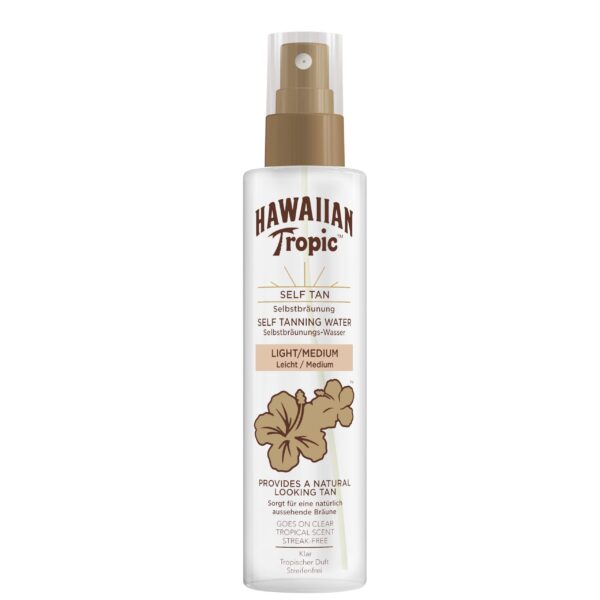 Hawaiian Tropic Light/Medium Self Tanning Water 190ml