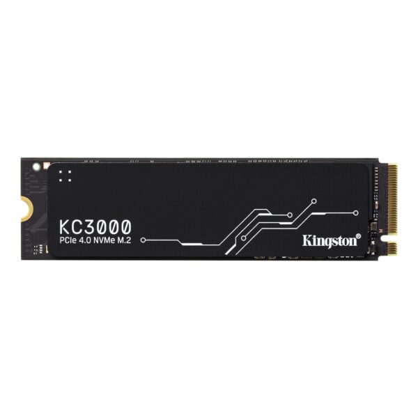 Kingston KC3000 PCIe 4.0 NVMe M.2 SSD - High-performance storage for desktop and laptop PCs -SKC3000S/512G