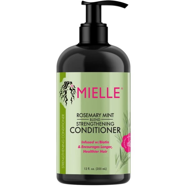 Mielle Organics Conditioner, Strengthening, 12 Ounce, Rosemary Mint Biotin, Conditioner