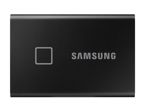 Samsung T7 Touch Portable SSD - 2 TB - USB 3.2 Gen.2 External SSD Metallic Black (MU-PC2T0K/WW)