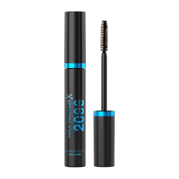 Max Factor 2000 Calorie Waterproof Volume Mascara, Smudge Proof, Black/Brown, 9 ml