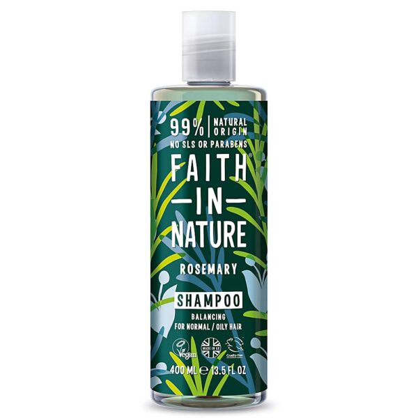 Faith in Nature Rosemary Shampoo 400ml (Pack of 6 )