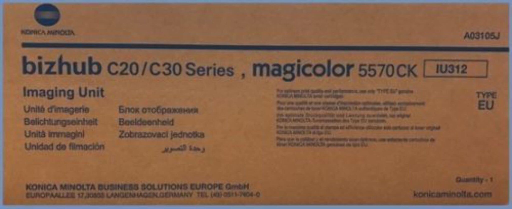 Konica Minolta C20 Toner Cartridge - Yellow