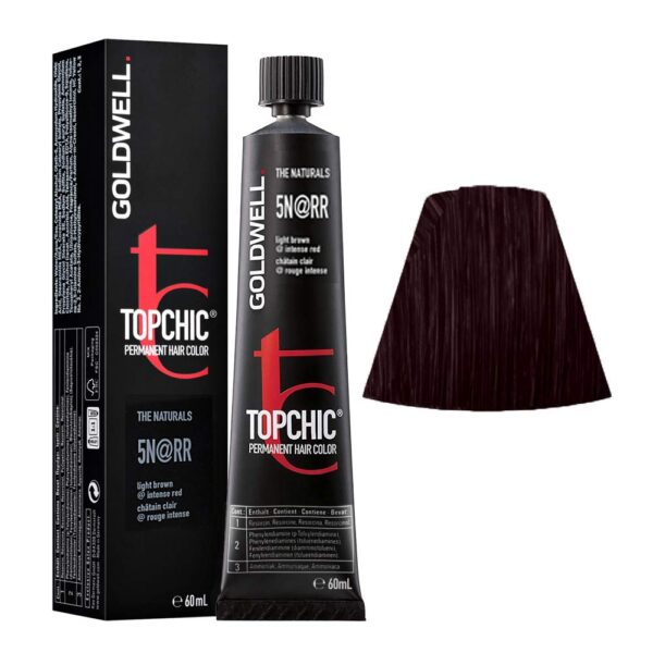 Goldwell Topchic Elumenated Hair Colour 5N RR 60 ml 4021609019121