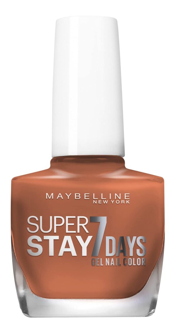 Maybelline Forever Strong Gel Nail Polish 931 Brownstone Long-Lasting Nude-Beige Nail Polish