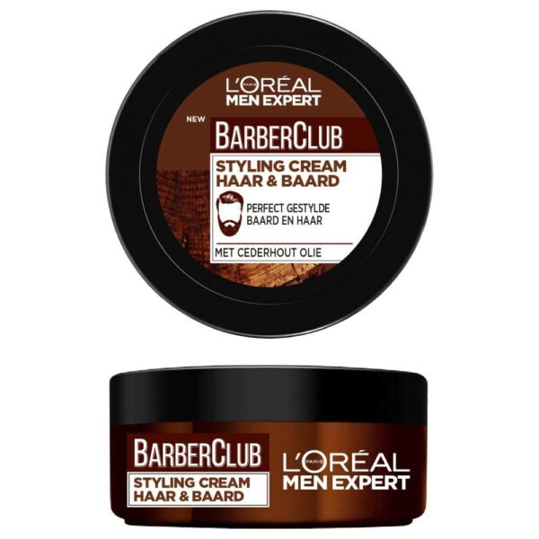 L'Oral Men Expert BarberClub Haar en Baard Stylingcrme - 75ml