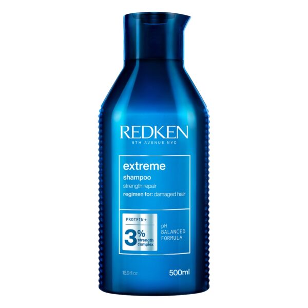 Redken Shampoo, For Damaged Hair, Repairs Strength & Adds Flexibility, Extreme, 500 ml