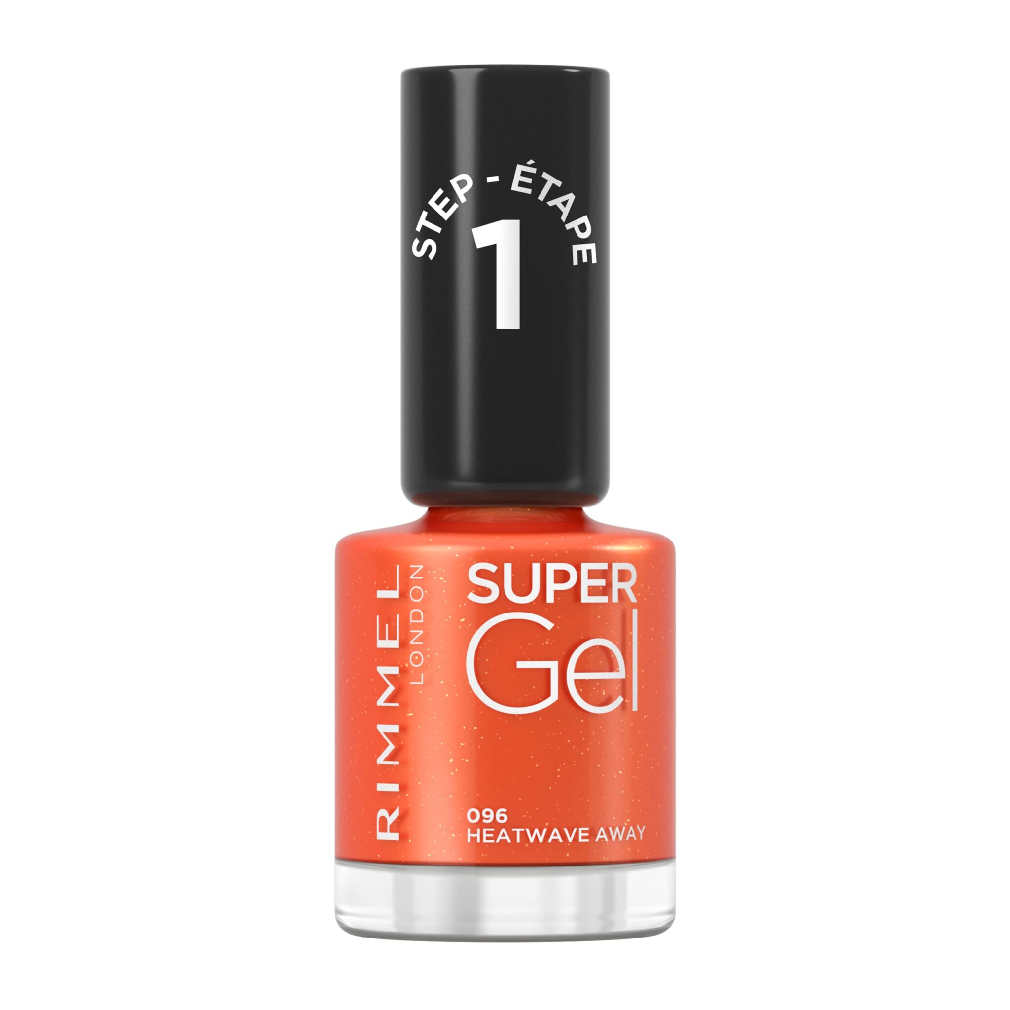 Rimmel London Super Gel Nail Polish, 96 Heatwave Away, 12ml