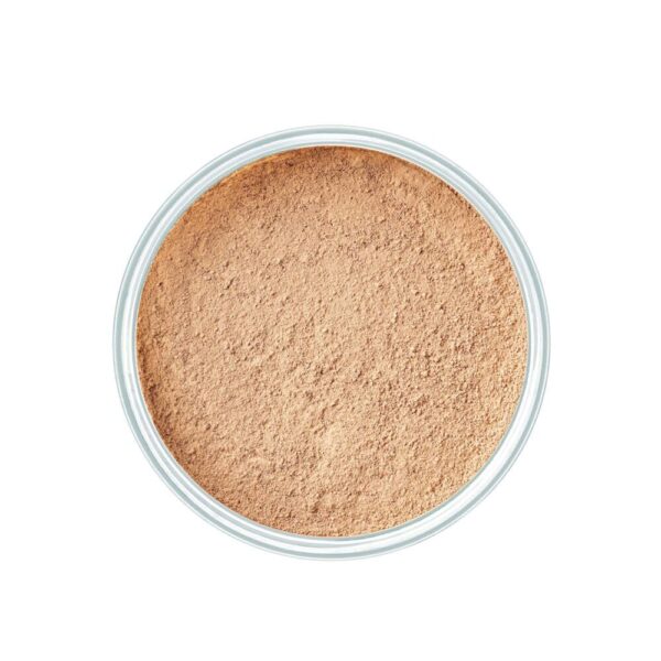 ARTDECO Mineral Powder Foundation - Protective, loose powder in compact form for an even, delicately matted finish - 1 x 15 g, warm 6 honey